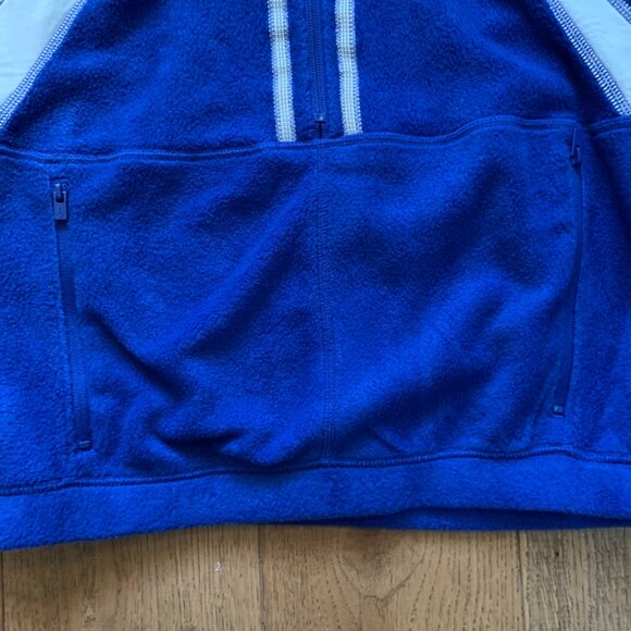 Free People Movement So Fly Half Zip Pullover Fleece Crop Jacket Blue Size XS - Picture 5 of 9